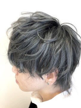 ニューヨークニューヨーク 大久保店(NYNY) マッシュウルフ×グレージュグラデーション