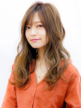 ユッカ エハ 豊中(YUCCA eha) 【eha】大人かわいいナチュラル_セミロング