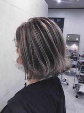 レーヴ(REVE) グレーベージュ　ボブバレイヤージュ