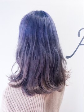 アイノア(AInoa) ロング×ベールカラー