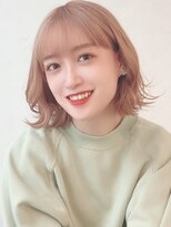 アレンヘアー 富士宮店(ALLEN hair)&nbsp;切りっぱなしボブ×ハイトーンへア