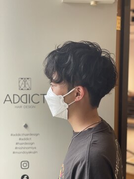 アディクト(ADDICT) 【ADDICT_寺垣】ソフトスパイラルパーマ