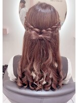 クラン 梅田店(clan)&nbsp;ハーフアップ×立体リボン♪