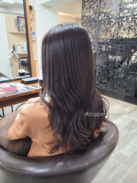 Fluffy long × copper brown