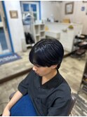 20代30代ナチュラル束感メンズショート爽やかソフトマッシュ