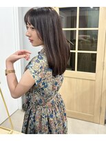 カミエ(kamie)&nbsp;＊美髪セミロング 髪質改善 小顔バング 三宮美容室 神戸