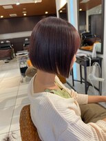 ディフィーノ 青山(DIFINO) 【DIFINO 青山】前下がりボブ/艶髪ブラウン