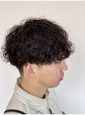 波巻きスパイラルパーマツイストスパイラルパーマメンズマッシュ