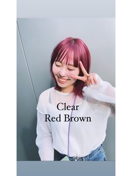 スウィープ 札幌大通(sweep) 春オススメ　クリアレッドブラウン