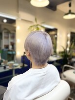 ヘアースタジオ ハーフバック 高尾店(HAIR STUDIO HALF BACKS×１/2) 韓流系ホワイトマッシュ