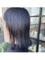 ミル(1001 mille)&nbsp;ブルーカラー/ブルーアッシュ/ブルーパープル/ミディアムヘア