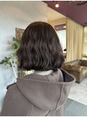 波巻きパーマ