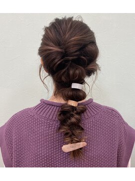 ヴァンティアン 東所沢店(Vingt et un) 編みおろしアレンジ