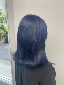 ヘアーアンドビューティーザ エフ(Hair Beauty the F) ブルー__ブラック