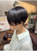 刈り上げ×マッシュショート