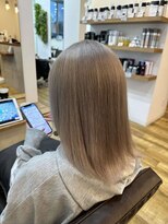 リンク(Link Hair&Spa) 【Linkはんぞー】ロイヤルミルクティーベージュ/透明感カラー