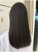 オリーブグレージュ／ロングヘア