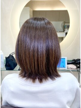 松本平太郎美容室 土浦パートワン(PART1) 大人くびれ外ハネスタイル　30代40代50代60代　土浦