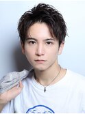 ナチュラルパーマショート