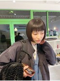 ショートバングボブ