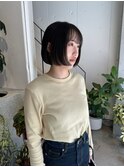 前上がりボブ/ミニボブ