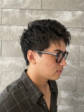 ニアウ 伊勢崎連取店(Niau) メンズスパイキーショートツイストパーマメンズパーマ