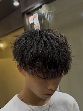 ライズ 新小岩店(RISE) ツイストスパイラルパーマ ショートマッシュ メンズパーマ