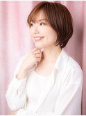 大人美人艶感ストレート美髪くびれショートボブY浦和30代40代