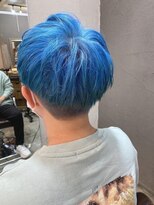 クレメント サロン ブル(Clement Salon Bull)&nbsp;【松戸BULL】Ｍen'sマッシュ×スカイブルーアースカラー