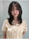ミディアムレイヤーカット