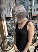 ハイトーン/ホワイトシルバー/ダブルカラー/ 