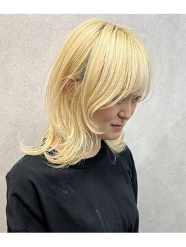 20代30代ボブ/ミディアムレイヤー／グレージュ/透明感/天神/大名