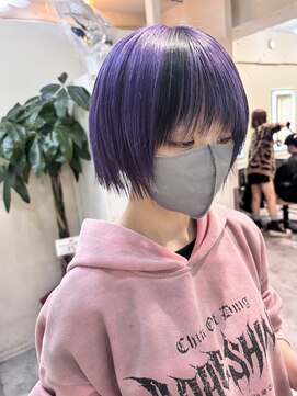 ブリーチ/パープル/ウルフ/レイヤー