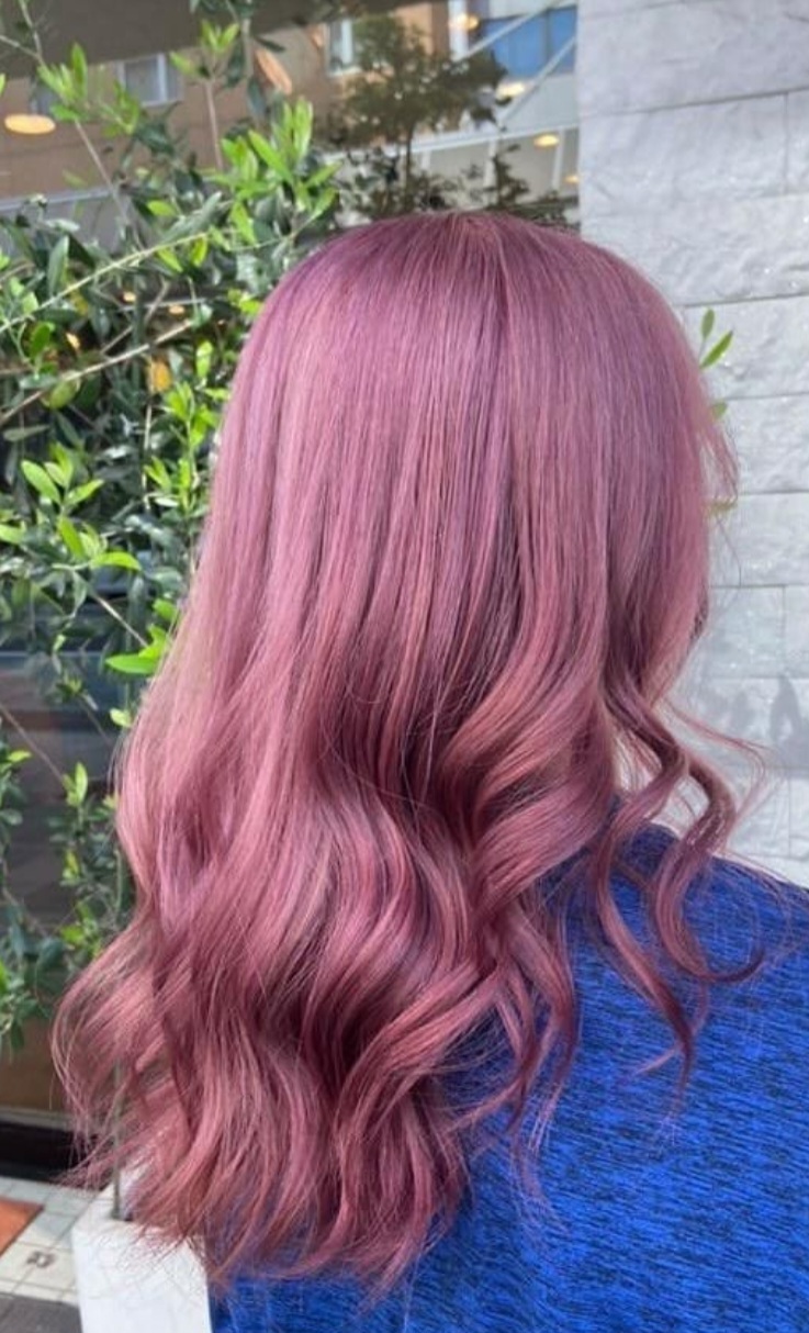【YuKuRu &nbsp;&nbsp;&nbsp;HAIR &nbsp;&nbsp;&nbsp;FACTORY】ピンクカラー