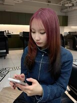 ラヴィズム(LUVISM)&nbsp;顔周りレイヤー/ダブルカラー/髪質改善ケアブリーチ万代新潟駅◆