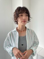 ワク(WAKU) 【WAKU】ショートパーマ/ブラウンカラー