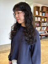 ヘアーアイストゥーレ(HAIR ICI TRE) パーマロングくるくるパーマウェーブパーマカーリーヘア