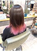 ピンクエンドカラー