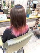 ルーナヘアー(LUNA hair) ピンクエンドカラー