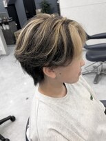 イサ(ISA.) メンズライクヘア×デザインカラー