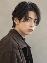 フレイムス ヘア アンド リラックス 高崎駅西口店(Frames hair&relax)&nbsp;黒髪ナチュラルパーマセンターパート