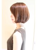 ３０代４０代に人気シンプル大人ボブスタイル