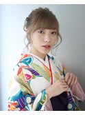 卒業式 袴着付け