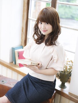 オーブ ヘアー アクネ 長岡京店(AUBE HAIR acne) 楽チン☆女子力UPのフェミニンロング♪