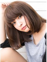 【GARDEN西川真矢】大人可愛いブランジュ・小顔黒髪大人ボブディ
