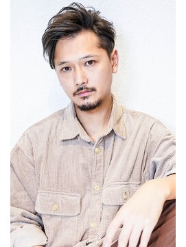 モニカ 西宮北口(Monica) ビジネス流行モテ髪サイドパート黒髪アップバングイケメン七三