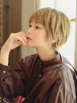 ベック ヘアサロン(BEKKU hair salon) ハイトーン×ショートヘア!外ハネで美シルエット