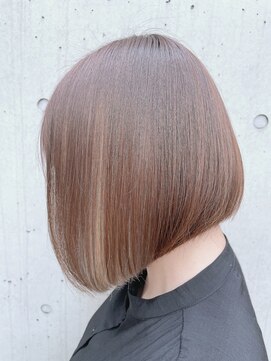 ビューティービースト 中目黒店(beauty:beast) ＃前下がりボブ＃インナーカラー＃ミルクティー＃キラ艶