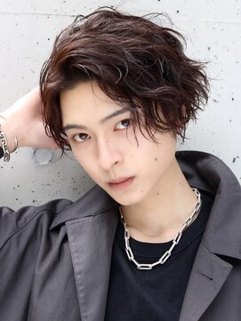 ネイビー(NAVY) フルウェーブセンターパート