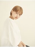 ボブ/カーキグレージュ/マッシュショート/大人かわいい[新宿駅]
